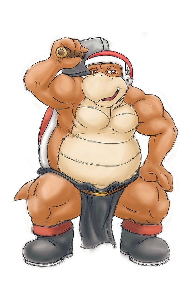 artist_request bara koopa male mario_(series) nintendo sledge_bro tagme