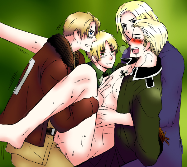 4boys alfred_jones america_(hetalia) anal arms_behind_back arthur_kirkland axis_powers_hetalia boy_rape colored england_(hetalia) forced_yaoi foursome france_(hetalia) francis_bonnefoy germany_(hetalia) group_sex humiliation ludwig_weillschmidt male rape saliva tear three_on_one yaoi