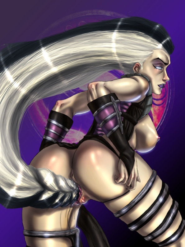 1girls 2d anus ass dat_ass female female_only milf mortal_kombat mortal_kombat_(2011) sindel solo ultamisia