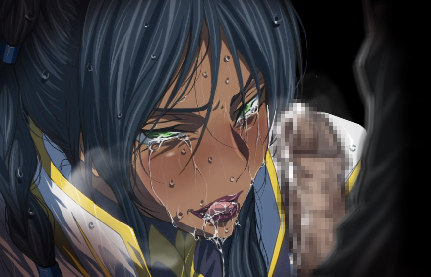 after_oral censored code_geass crying dark-skinned_female dorothea_ernst hyottokoaki tagme