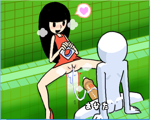 accurate_art_style after_sex black_hair blush clothing creampie cum cum_in_pussy cum_inside cum_overflow cum_puddle cum_string dress dress_lift female fever_x_(minus8) girl_(rhythm_heaven_fever) long_hair male minus8 mob_face nintendo open_mouth penis pussy red_dress rhythm_heaven rhythm_heaven_fever simple_face spread_legs