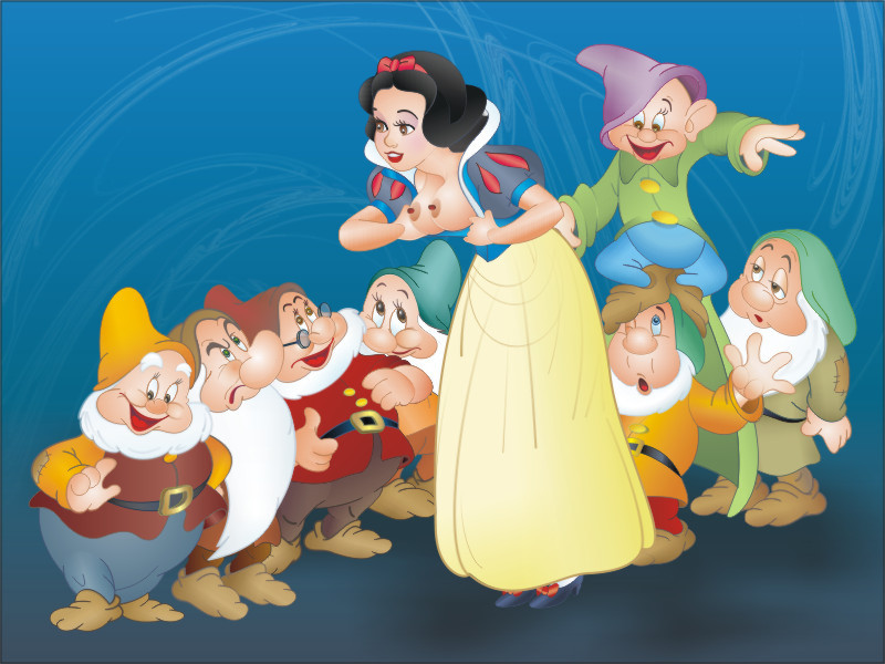 bashful_(snow_white) disney disney_princess doc_(snow_white) dopey_(snow_white) dwarf female grumpy_(snow_white) happy_(snow_white) male nipples sleepy_(snow_white) sneezy_(snow_white) snow_white_(disney) snow_white_and_the_seven_dwarfs