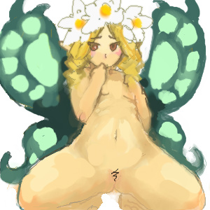 breasts censored fairy mercedes_(odin_sphere) odin_sphere pussy small_breasts spreading_legs