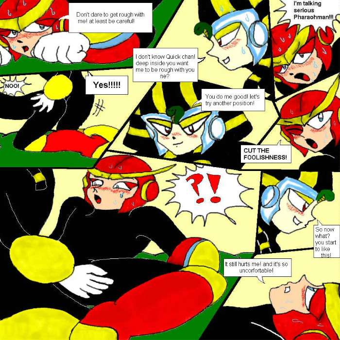 mega_man mega_man(classic) mega_man_2 mega_man_4 painful pharaoh_man quick_man tagme text