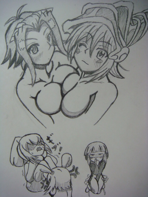 akiza_izinski angry choking clothed_masturbation clothing cyber_tutu dark_magician_girl drawing female female_masturbation finger_to_mouth human izayoi_aki japanese_text leo leo_(yu-gi-oh!) leo_yu-gi-oh!_5d's lua_(yu-gi-oh!) luka_(yu-gi-oh!) luna_(yu-gi-oh!) masturbation masturbation_through_clothing monochrome oral_sex tagme tinted_eyewear translation_request visor yu-gi-oh! yu-gi-oh!_5d's