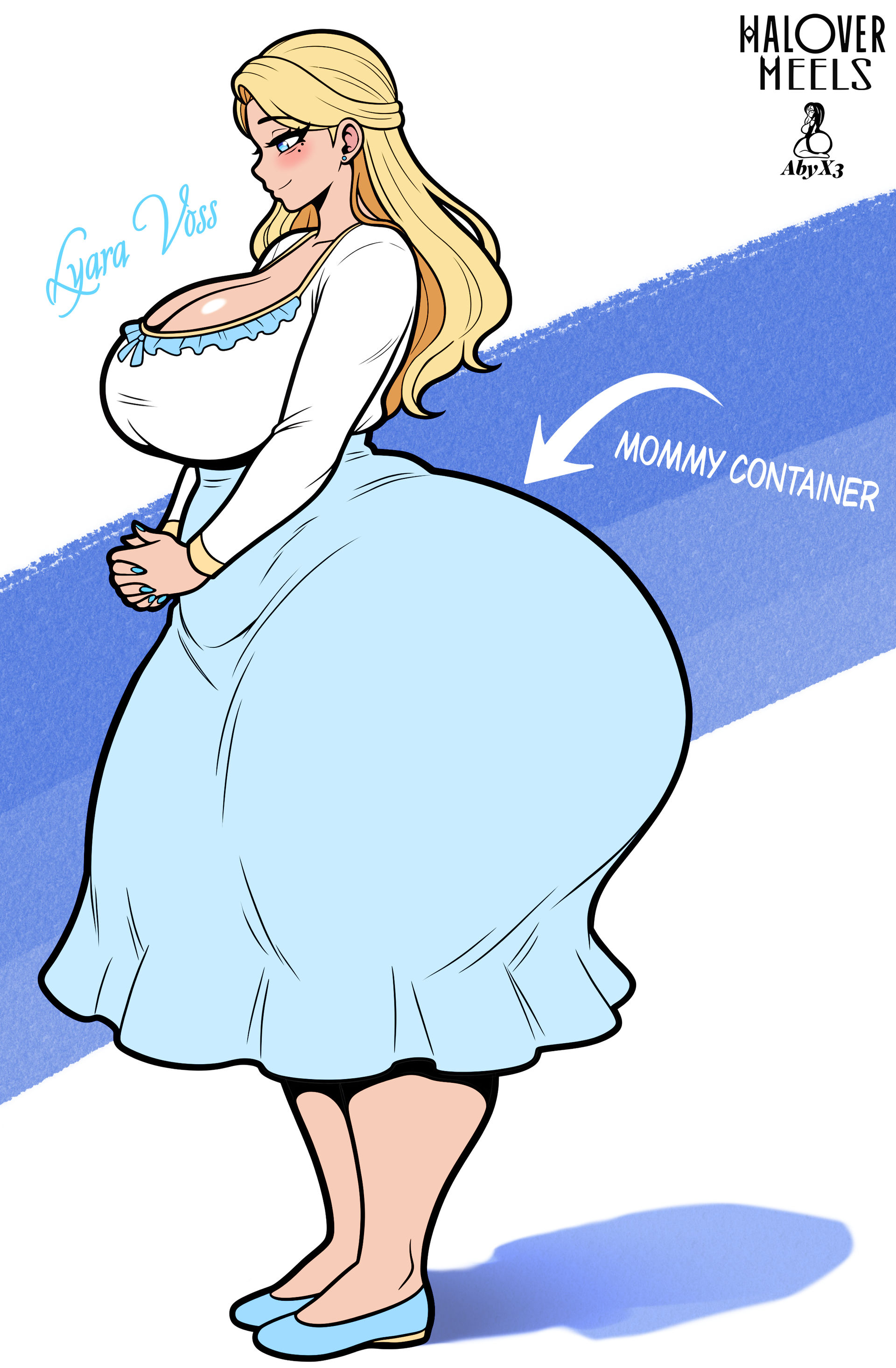 1girls, abyx3, ass bigger than head, big ass, big breasts, big thighs, breasts, breasts bigger than head, curvaceous, curvy, curvy figure, dat ass, digital media (artwork), dumptruck ass, dumptruck butt, enormous ass, enormous thighs, evil container, fat ass, female, gigantic ass, gigantic breasts, gigantic thighs, ginormous ass, halo over heels, hips, hourglass figure, huge ass, huge breasts, huge thighs, humongous ass, hyper ass, hyper thighs, large ass, large breasts, large thighs, legs, light skin, light-skinned female, lyara-nyelle voss, massive ass, massive thighs, mature, mature female, meme, original character, pawg, thick, thick ass, thick hips, thick legs, thick thighs, thighs, thighs bigger than head, voluptuous, waist, wide ass, wide hips, wide thighs