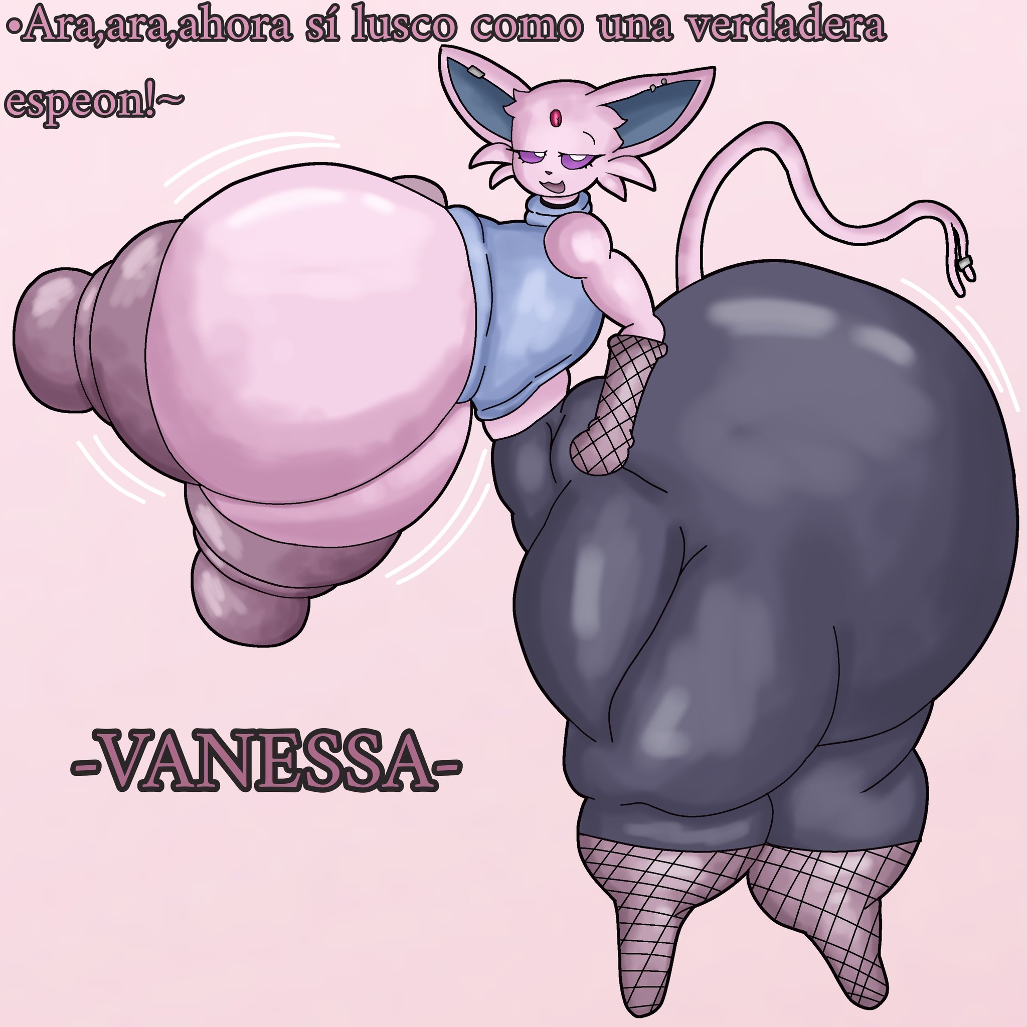 anthro, anthro female, anthro only, anthrofied, areola, areolae, ass, ass bigger than head, ass bigger than torso, big areola, big areolae, big ass, curvaceous, curvy, curvy body, curvy female, curvy figure, curvy hips, edit, eeveelution, elgoji, espeon, evolution, female anthro, female focus, female only, hands on breasts, heart, huge areola, huge areolae, huge ass, huge ass (female), hyper ass, hyper breasts, hyper butt, large ass, large breasts, looking at breasts, looking at viewer, massive ass, massive breasts, pokemon, pokemon (species), side view, vanessa (gammainks), varix (edit), voluptuous, voluptuous anthro, voluptuous ass, voluptuous body, voluptuous breasts, voluptuous female