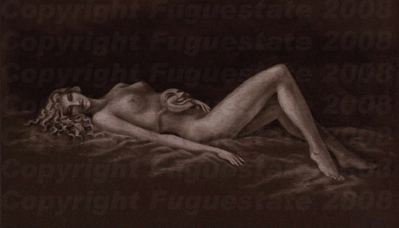 1girls barefoot breasts curly_hair evey_hammond feet female female_only fuguestate full_body hair human human_only knee_up long_hair lying mask mask_removed monochrome nipples nude nude_female nudity on_back pinup sepia side_view small_breasts solo tagme v_for_vendetta watermark