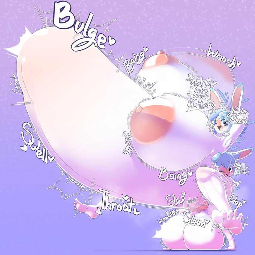 anthro anthro_on_anthro furry hyper hyper_breasts hyper_penis impossible_fit incest marco_(angstrom) molly_(angstrom) opqhlak rabbit small_but_hung small_dom_big_sub stomach_bulge stomach_bulge_paizuri tagme