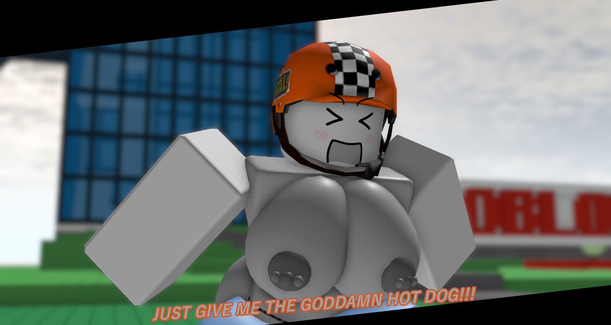 1girls 3d big_breasts blush_lines breasts crazy_robloxian crimstuff english_text gimmethefuckinghotdog helmet nipple_piercing nipples roblox robloxian rule_63 shouting sk8tr tagme text