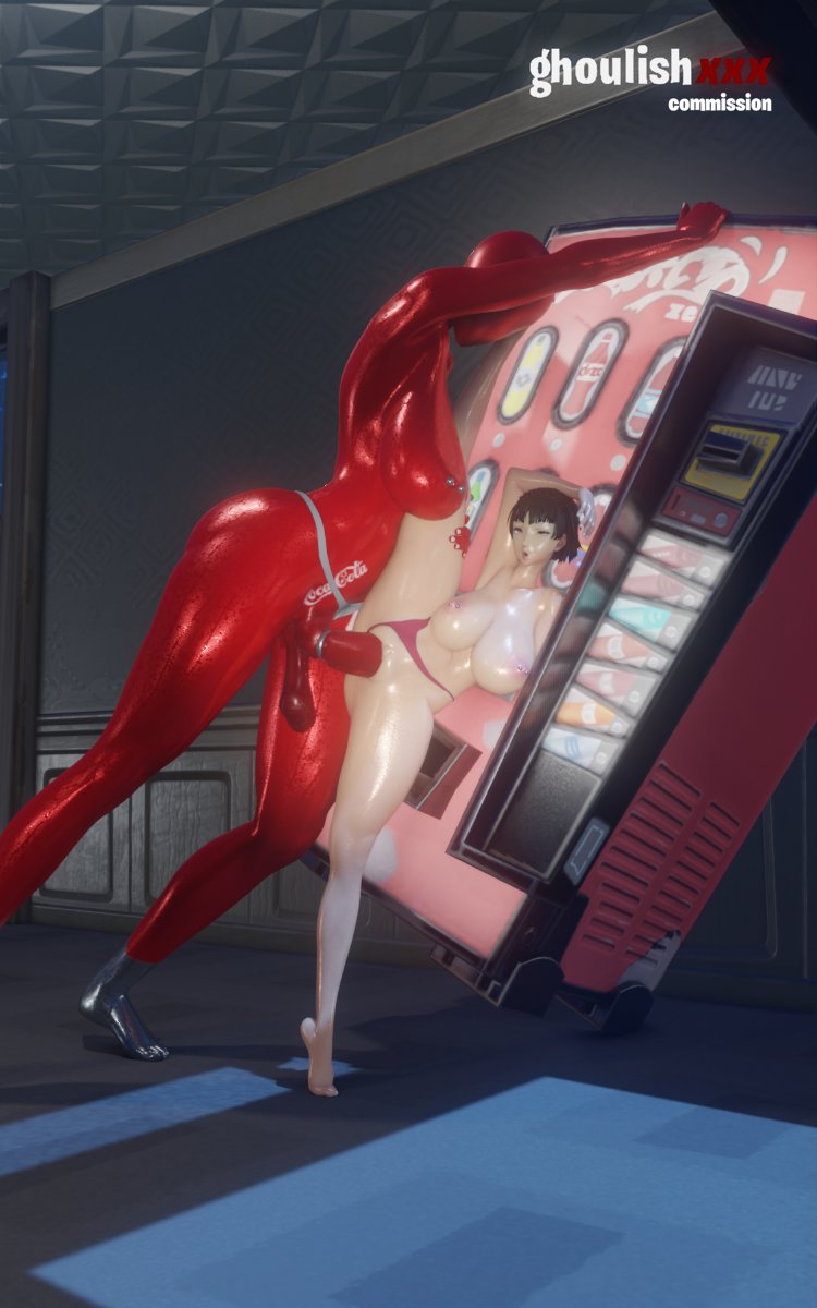 1futa 1girls 3d 3d_(artwork) against_surface areolae athletic athletic_female balls big_breasts big_penis blender breasts brown_hair coca-cola cock_ring curvaceous curves curvy curvy_body curvy_female curvy_figure duo erect_penis erection female female_penetrated flexible futa_on_female futanari ghoulishxxx gigantic_penis half-dressed half_naked highres huge_breasts huge_cock leaning light-skinned_female light_skin looking_pleasured makoto_niijima nipple_piercing nipples panties penis persona persona_5 piercing piercings pleasure_face pussy pussy_lips red_body red_panties red_skin red_thong sex size_difference spread_legs standing standing_on_one_leg standing_sex teenage_girl teenager thick_thighs thong thong_aside thong_panties underwear vagina vaginal_penetration vaginal_sex vending_machine watermark