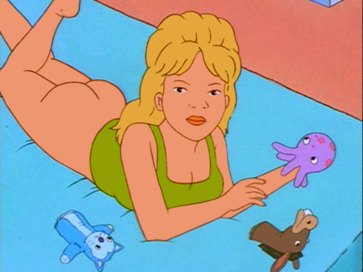 1girls ass bottomless clothing das_booty female female_only king_of_the_hill luanne_platter manger_babies screencap screenshot screenshot_edit solo tagme