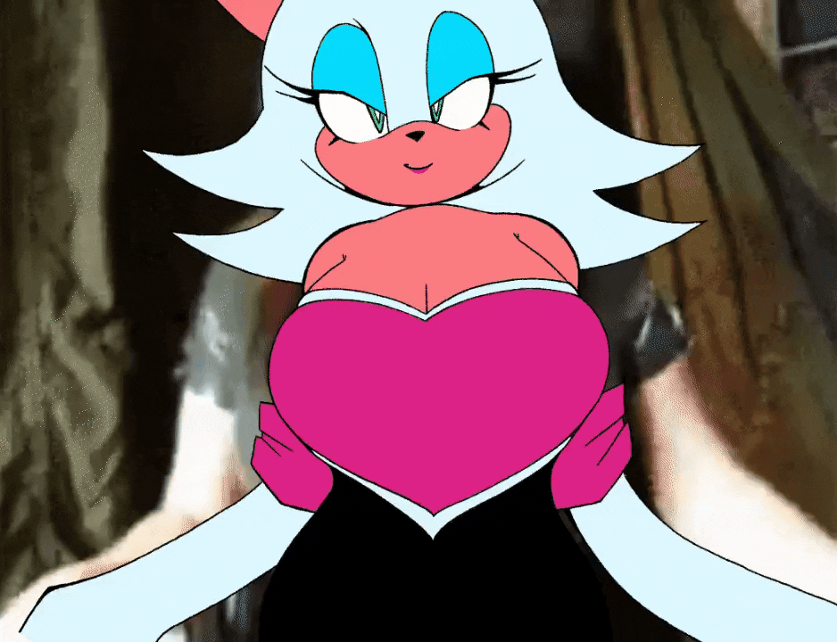 1girls, 2d, 2d animation, animated, animated gif, anthro, anthro focus, anthro only, big breasts, blue eyeshadow, breast focus, breasts, breasts focus, breasts out, breasts out of clothes, breasts popping out, breasts rip destruction, busty, cleavage, curvaceous, curvy, curvy female, curvy figure, derekin4k, derekunleashed, eyelashes, eyeshadow, female, female focus, female only, front view, gif, green eyes, half-closed eyes, huge breasts, knuckles the echidna, large breasts, leanne crow breasts popping out, long eyelashes, makeup, meme, meme reference, narrowed eyes, reference, rotoscoping, rouge the bat, sega, silverspoon88, smile, smiling, solo, solo female, solo focus, sonic (series), sonic the hedgehog (series), voluptuous, voluptuous female, white hair