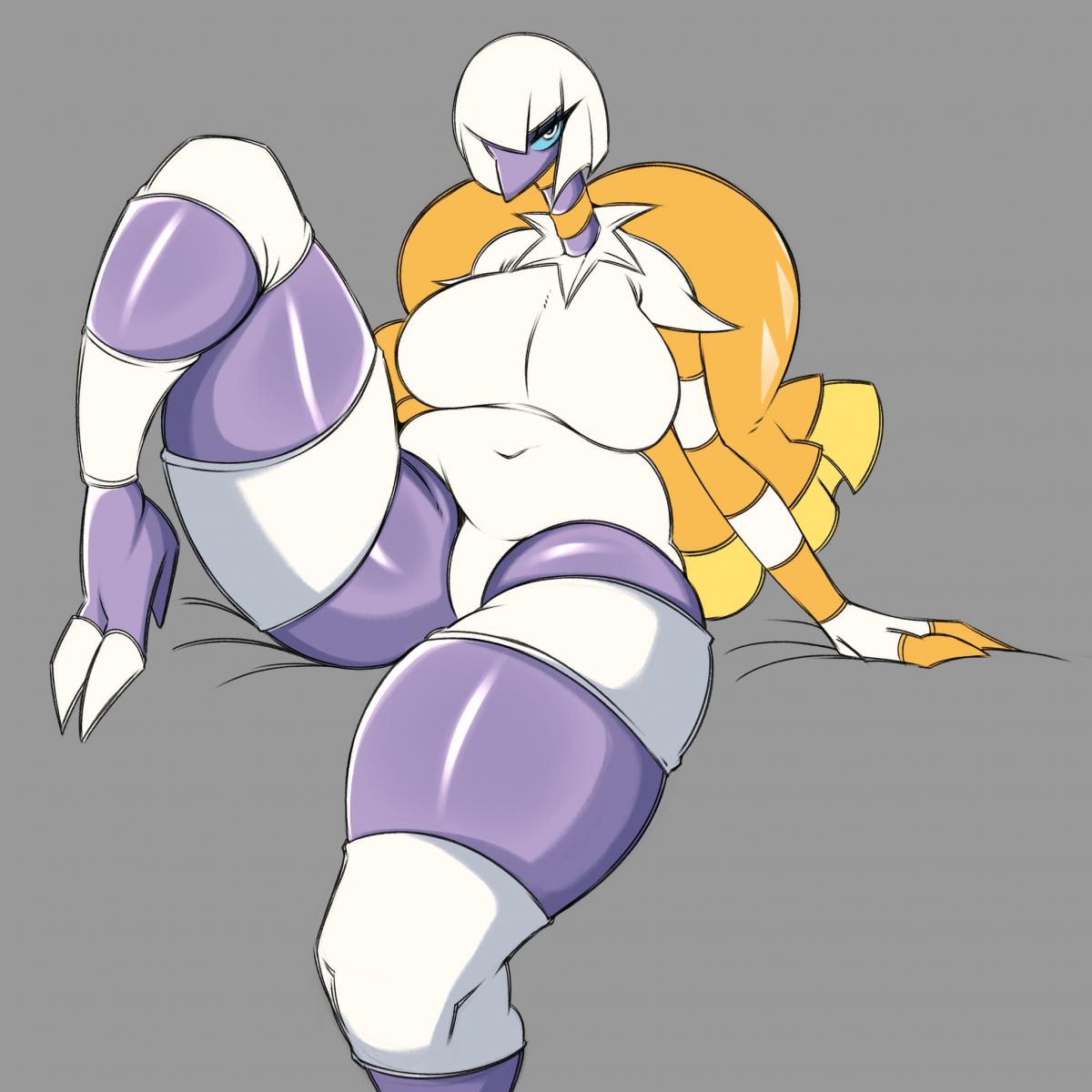 2d (artwork), anthro, avian, chubby, comission, curvy, digital drawing (artwork), egyptian, espathra, furry, game freak, generation 9 pokemon, nintendo, pokemon, saltyxodium, sketch, stripes, thick thighs