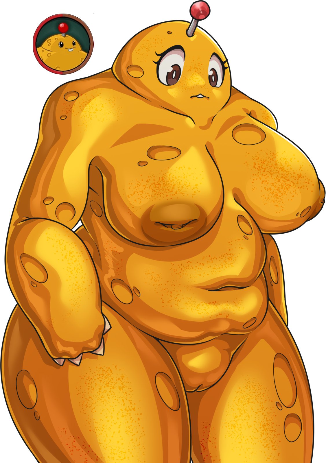 1girls anthro anthrofied ass breasts chubby chubby_female fat female flora_fauna mythios plant plant_humanoid plantie plants_vs._zombies plants_vs_zombies plants_vs_zombies:_heroes popcap_games potato_mine_(pvz) spudow_(pvz)