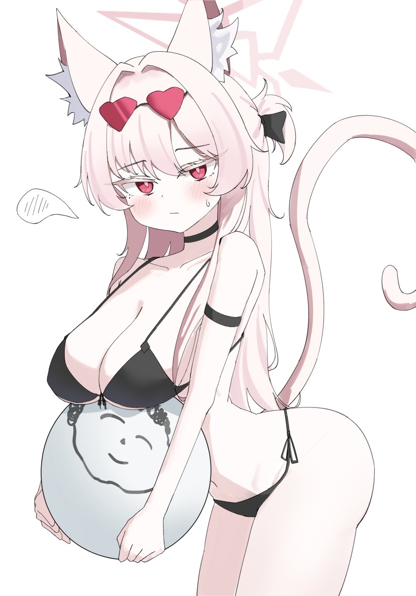 akira_(blue_archive) blue_archive cat_ears catgirl cute deriolet pink_hair