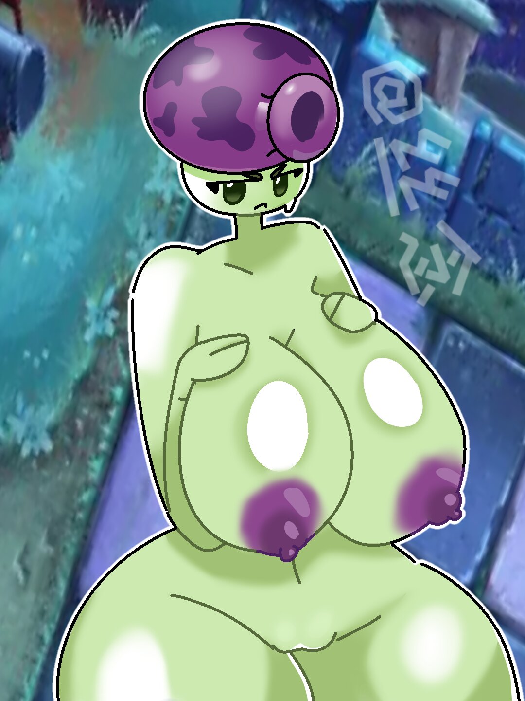 Fume-Shroom (Pvz) Rule 34 Image