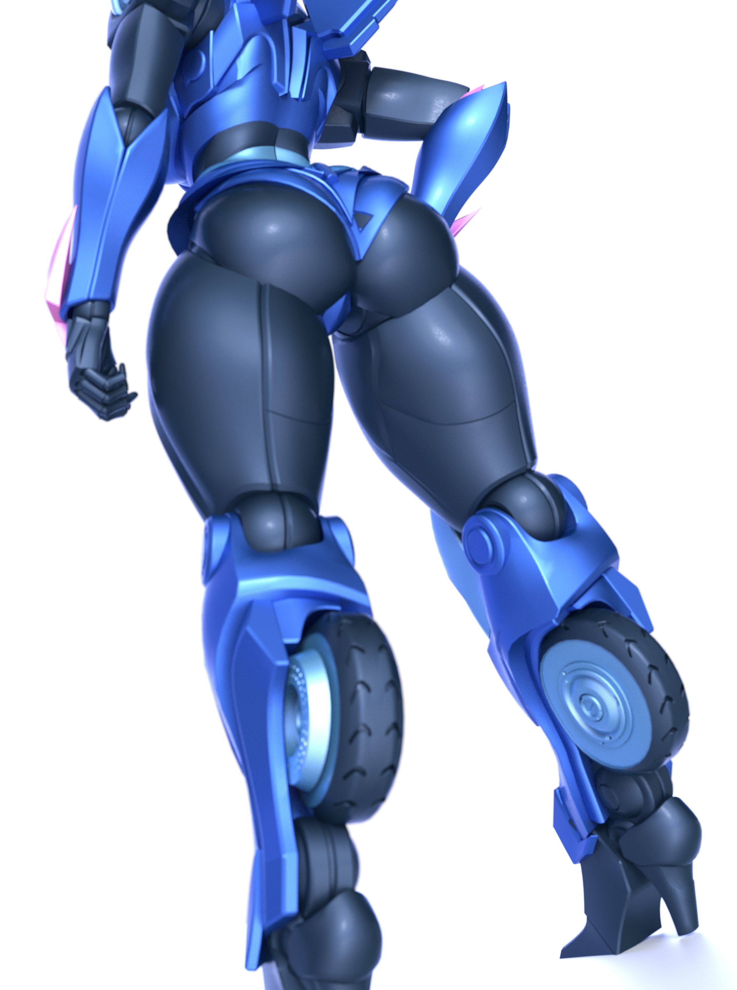 1girls, 3d, 3d (artwork), arcee, arcee (prime), arcee (prime) (trawert), ass, big ass, blue panties, female, hand on hip, high heels, high resolution, highres, panties, robot, robot girl, robot humanoid, solo, solo female, thick thighs, thighs, transformers, transformers prime, trawert