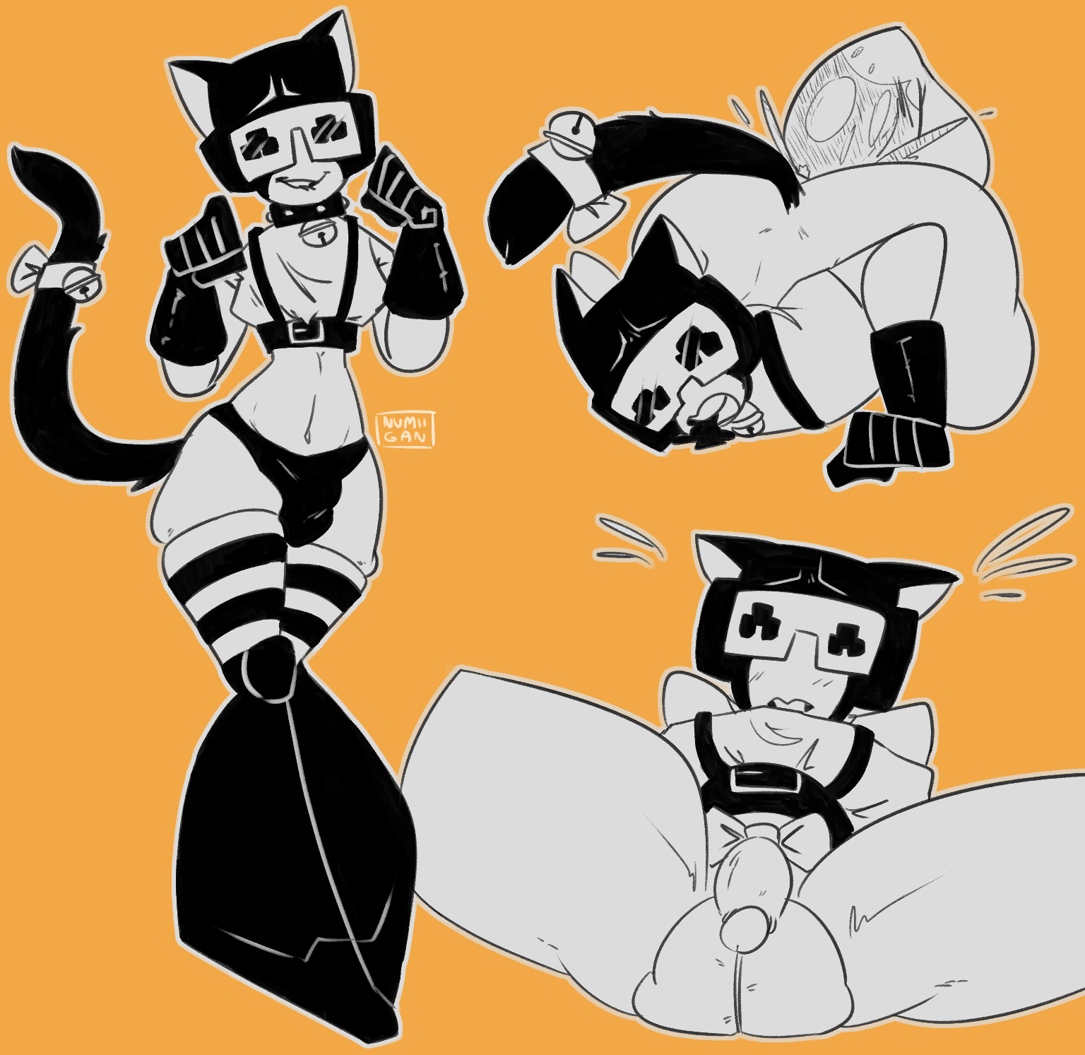 our hero enjoying post-coital serenity