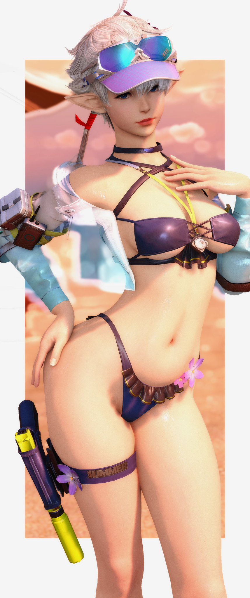1girls, 3d, alisaie leveilleur, big ass, big breasts, big thighs, breasts, bust, busty, curvaceous, curvy, curvy figure, female, final fantasy, final fantasy xiv, hips, huge ass, huge breasts, large ass, large breasts, light skin, light-skinned female, long ears, mature, mature female, melink, pointy ears, slim waist, thick, thick hips, thick legs, thick thighs, thighs, voluptuous, waist, wide hips