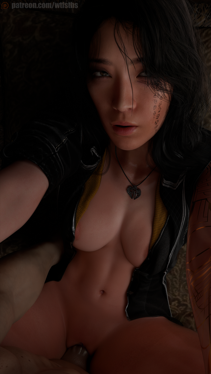 1boy, 1girls, 3d, 3d (artwork), areola slip, areolae, artist name, asian, asian female, breasts, clair obscur: expedition 33, eye contact, female, functionally nude, hi res, looking at viewer, looking pleasured, lune (clair obscur: expedition 33), male, missionary position, navel, nipples, nude, partially clothed, penetration, penis, pov, pov eye contact, pov male, pussy, sex, uncensored, underboob, url, vaginal penetration, watermark, wtfsths