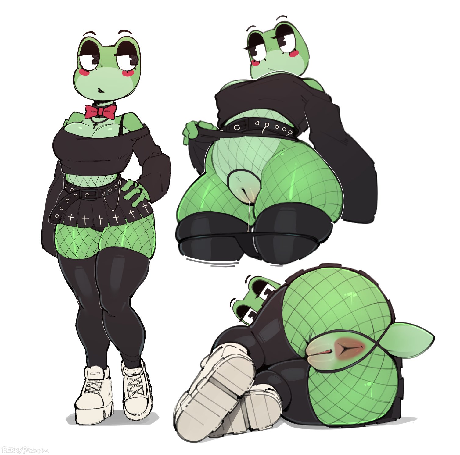 1girls, alternative fashion, anthro, anthro only, anus, ass, ass bigger than head, asshole, berrypunchz, big ass, bubble ass, bubble butt, curvy, curvy body, curvy female, curvy figure, curvy hips, donut anus, fat ass, fishnet, fishnet legwear, fishnets, frog, presenting, presenting butt, presenting hindquarters, presenting pussy, pussy, pussy juice, pussy juice drip, ribbit (the amazing digital circus), skirt lift, skirt up, the amazing digital circus, thick ass, thick legs, thick thighs, thighs, thunder thighs, thunderthighs, vagina, wet pussy, wide hips, wide thighs