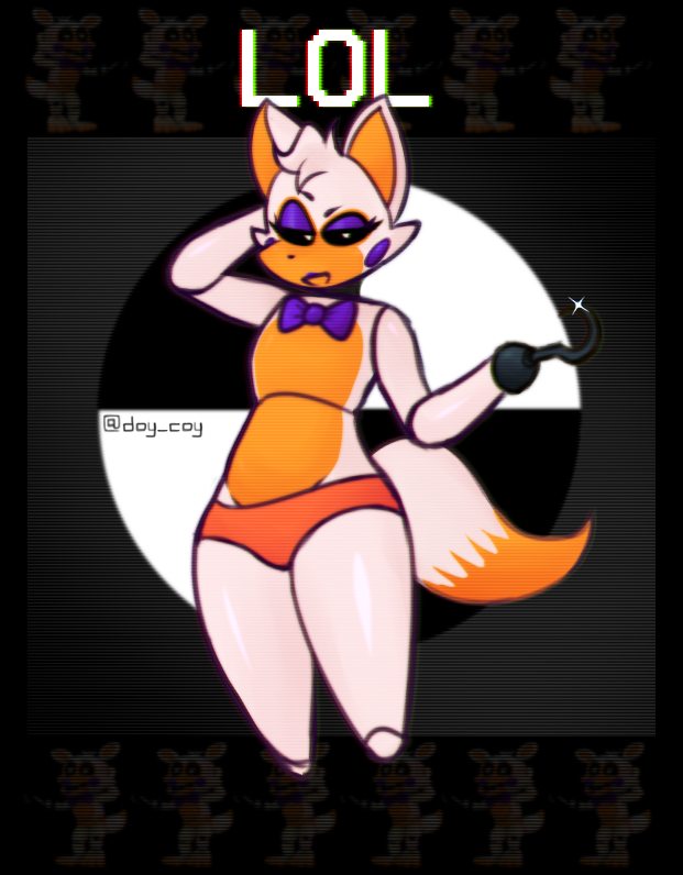 animatronic coy_doy five_nights_at_freddy's five_nights_at_freddy's:_sister_location five_nights_at_freddy's_world fnaf foxy_(fnaf) furry lolbit lolbit_(fnaf) robot solo