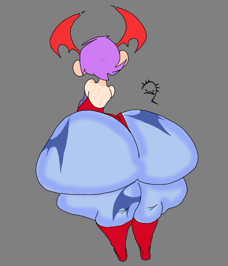 1girls 2024 alternate_version ass ass_bigger_than_body ass_bigger_than_head ass_bigger_than_torso ass_body big_ass big_butt boots bottom_heavy bubble_butt caked_up capcom darkstalkers demon demon_girl dumptruck_ass fat_ass female female_only gigantic_ass head_wings hips hips_wider_than_shoulders huge_ass hyper_ass large_ass lilith_aensland massive_ass monster_ass rear_view safres_0 solo succubus thick_thighs thighs wide_hips wingless