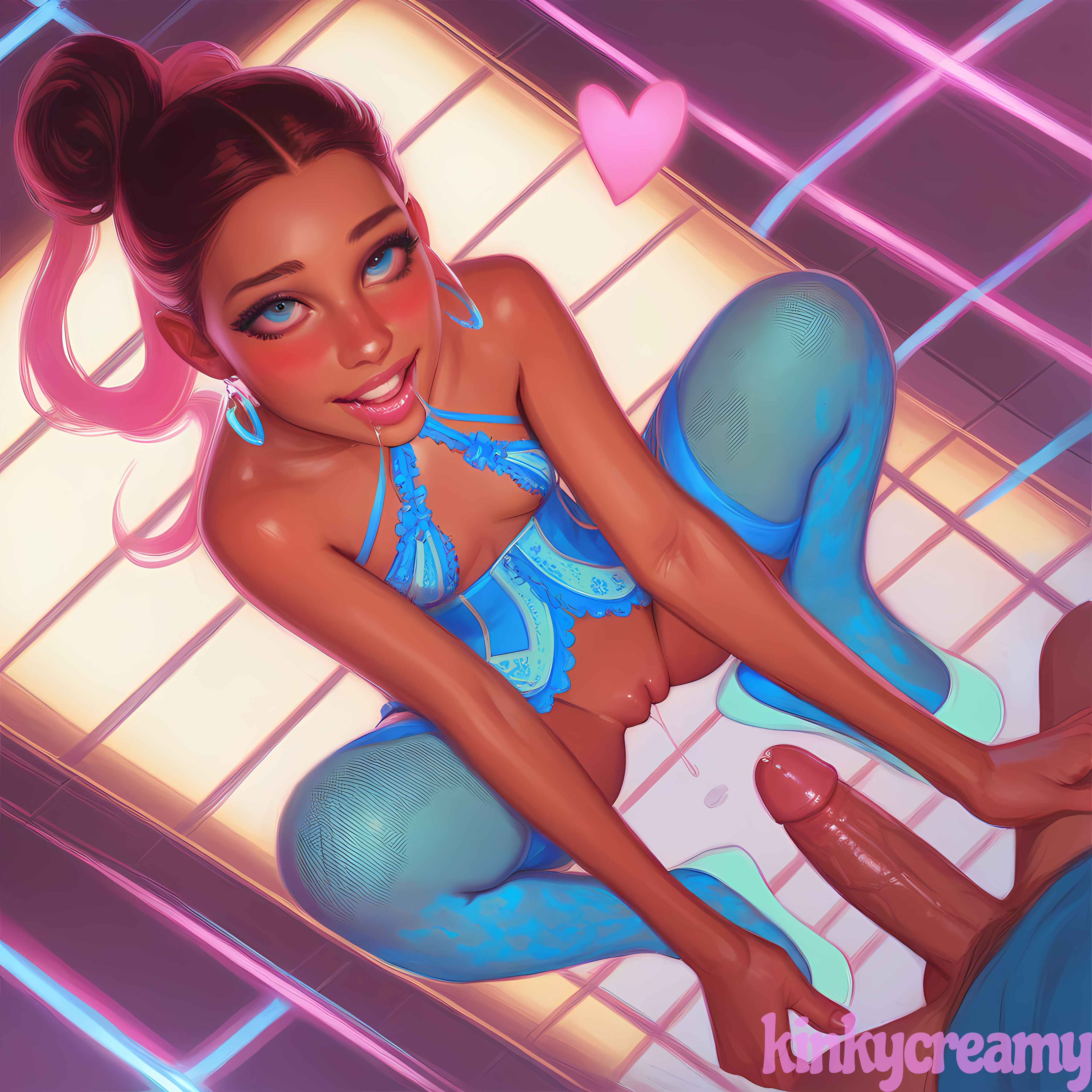 after sex, after vaginal, ai generated, big penis, bimbo, blue eyes, breasts, cute, drooling, female, innie pussy, kinkycreamy, male, penis, perfect body, petite, petite body, pleasure face, ponytail, pussy, shiny skin, skinny, slim, small breasts, stretching, teenager, thick penis, young
