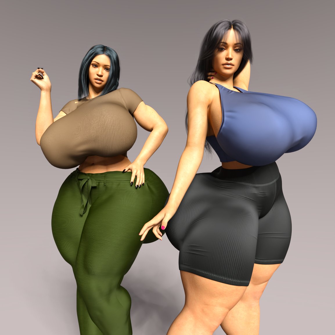 2girls 3d aarontempleart ass big_ass big_breasts big_thighs breasts bubble_ass bubble_butt bust busty curvaceous curvy curvy_figure fat_ass female female_focus hips hourglass_figure huge_ass huge_breasts huge_thighs large_ass large_breasts large_thighs legs light-skinned_female light_skin mature mature_female original original_character original_characters slim_waist thick thick_ass thick_hips thick_legs thick_thighs thighs top_heavy voluptuous waist wide_ass wide_hips wide_thighs