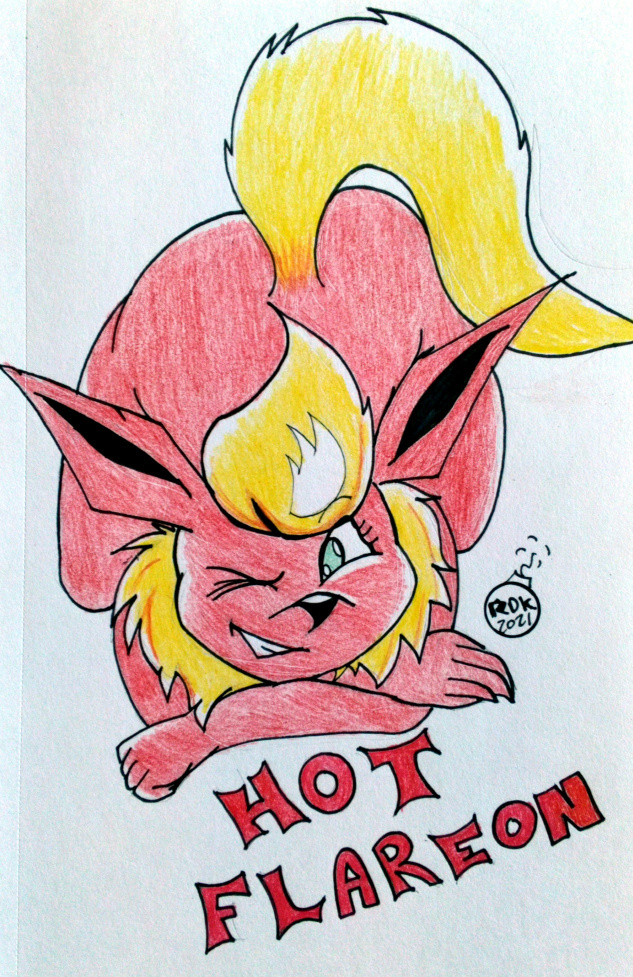 eeveelution female flareon nude pokémon_(species) pokemon pokemon_(species) reddragonkan