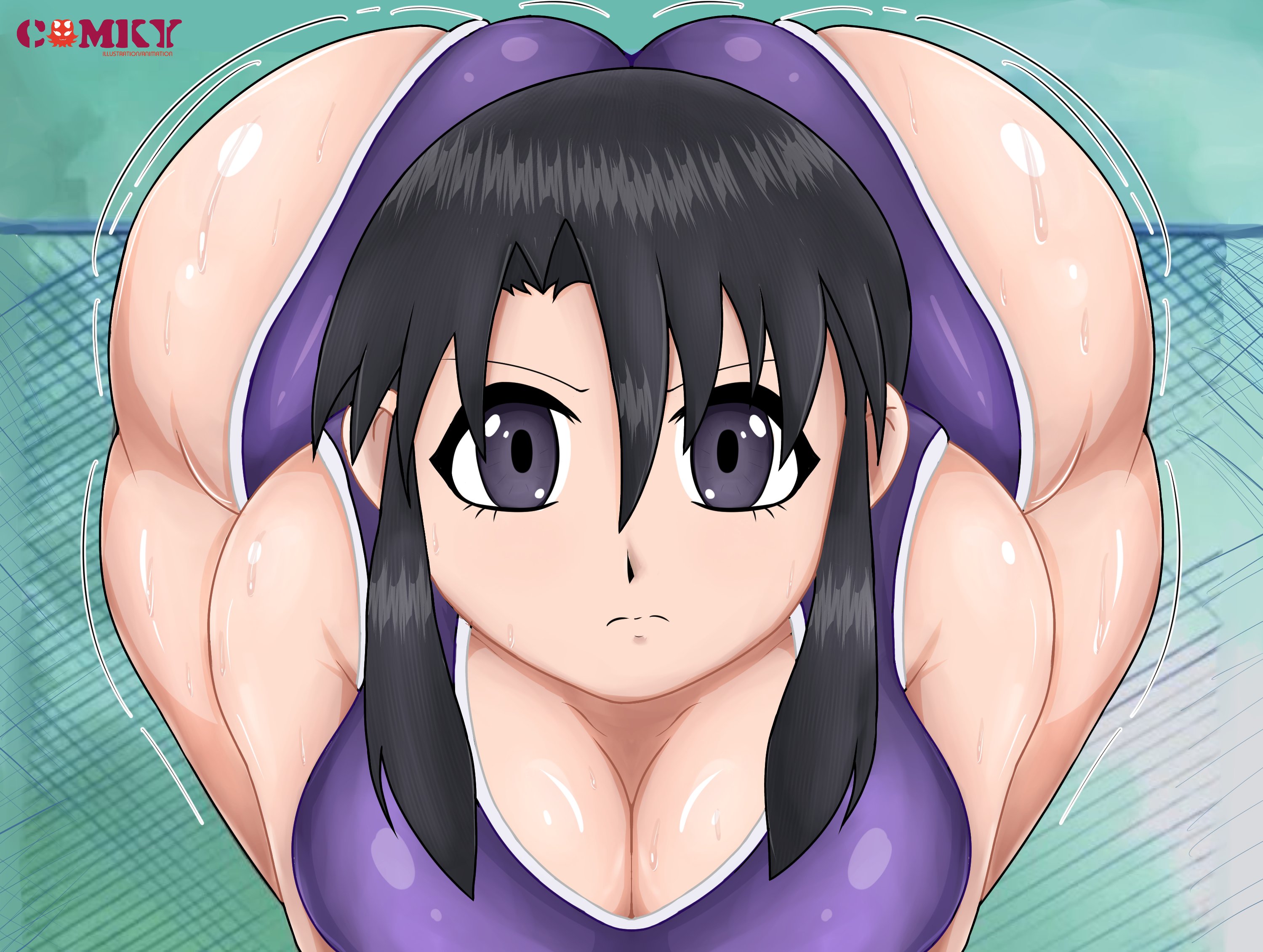 1girls, 2026, 2d, 2d art, 2d artwork, ass, ass bigger than head, ass crack, azumanga daiou, big ass, big boobs, big breasts, big butt, boobs, boobs bigger than head, breasts, butt, butt crack, butt focus, comky, comky 03, digital art, digital drawing, digital media, female, female only, front facing with ass, huge ass, large ass, large breasts, looking at viewer, massive ass, massive butt, meme, nyamo minamo kurosawa, please look forward to it, solo, solo female, swimming pool, swimsuit, swimwear, tagme, thick, thick ass, thick hips, thick legs, thick thighs