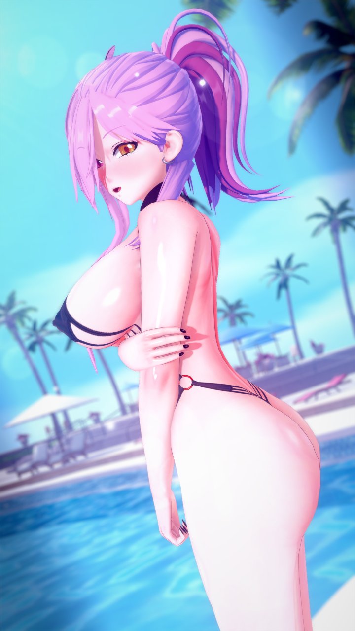 1girls 3d 3d_(artwork) 3d_model ass bikini blush breasts koikatsu latam_virtual_youtuber long_hair neneefthy pink_hair pool public shai_zoe shaizoe_ tagme thighs virtual_youtuber vtuber vtuberfanart