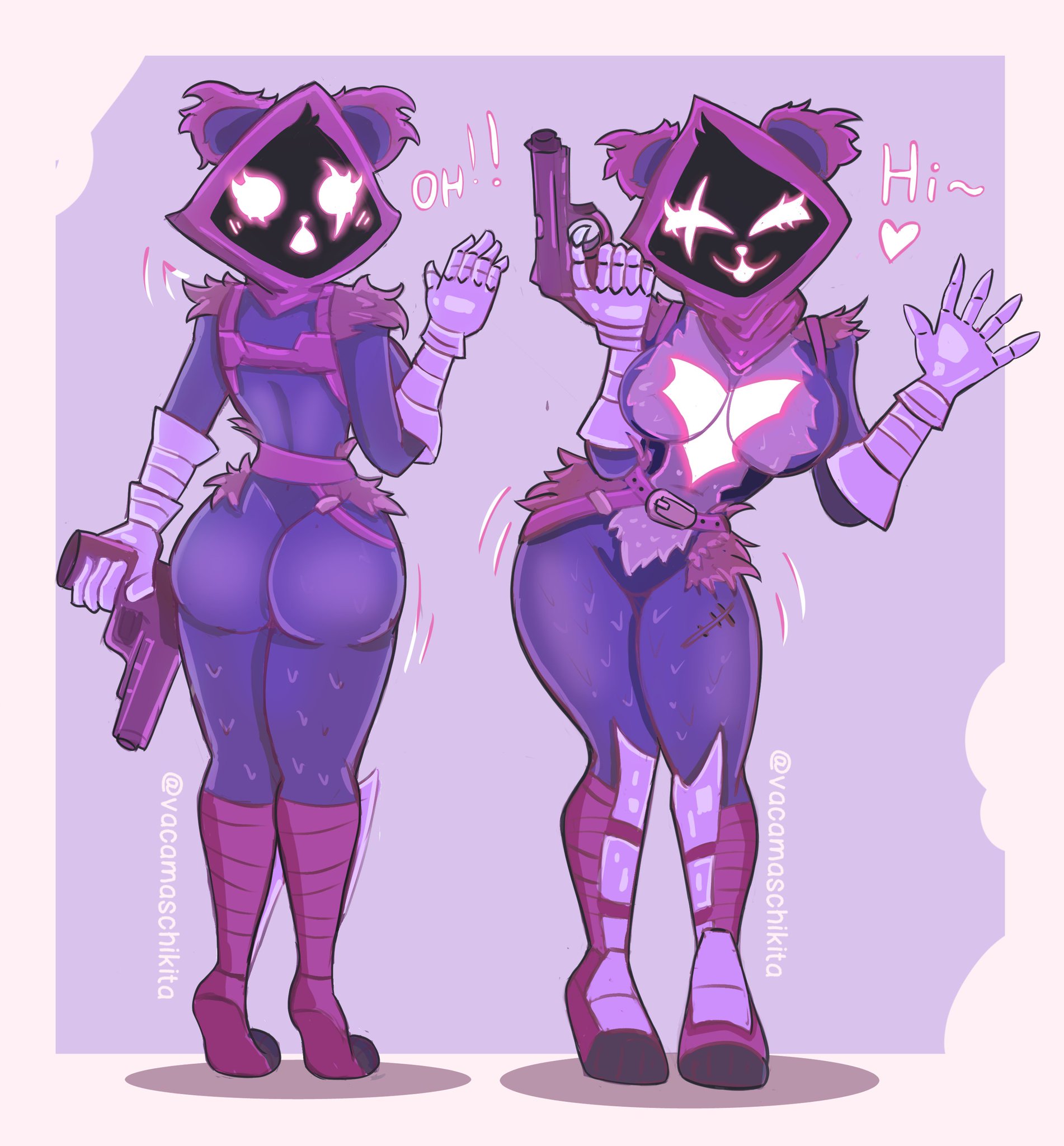 ass, big ass, big breasts, big butt, big thighs, big titties, breasts, curvaceous, curvaceous female, curvaceous figure, curvy, curvy figure, curvy hips, epic games, female, fortnite, furry, furry female, furry only, purple body, purple fur, raven team leader, raven team leader (fortnite), vacachikita