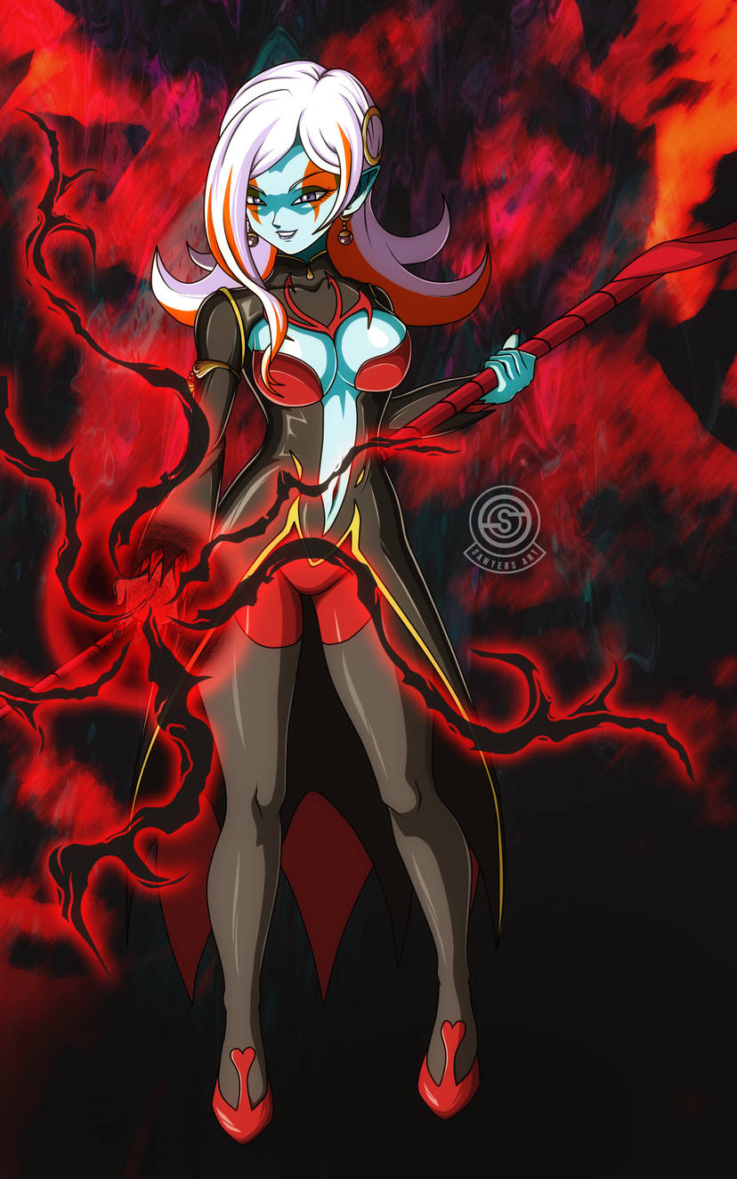 1girls dragon_ball dragon_ball_heroes dragon_ball_z puyasawyer tagme towa