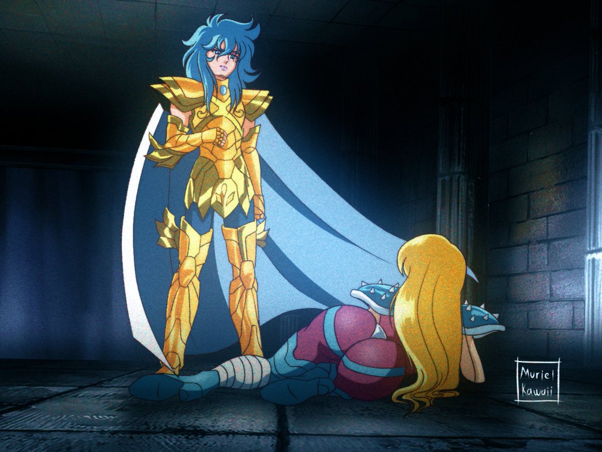 1boy 1girls armor ass ass_focus battle_armor big_ass big_butt blonde_female blonde_hair butt_focus chameleon_june fat_ass female female_focus gold_saints hips huge_ass light_blue_hair long_hair pisces_aphrodite plump_ass plump_butt saint_seiya sexy_pose shounen_jump showing_ass thick_ass thighs voluptuous voluptuous_female