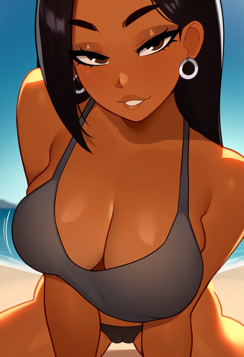 1girls, ai generated, ass, big ass, big breasts, bottom heavy, breasts, brown body, brown skin, brown-skinned female, bust, busty, chest, curvaceous, curvy, curvy figure, dark skin, dark-skinned female, digital media (artwork), female, female focus, hips, hourglass figure, huge ass, huge breasts, human, large ass, large breasts, legs, mature, mature female, original, original character, skinhorse, slim waist, tan body, tan skin, tan-skinned female, thick, thick hips, thick legs, thick thighs, thighs, top heavy, voluptuous, waist, wide hips