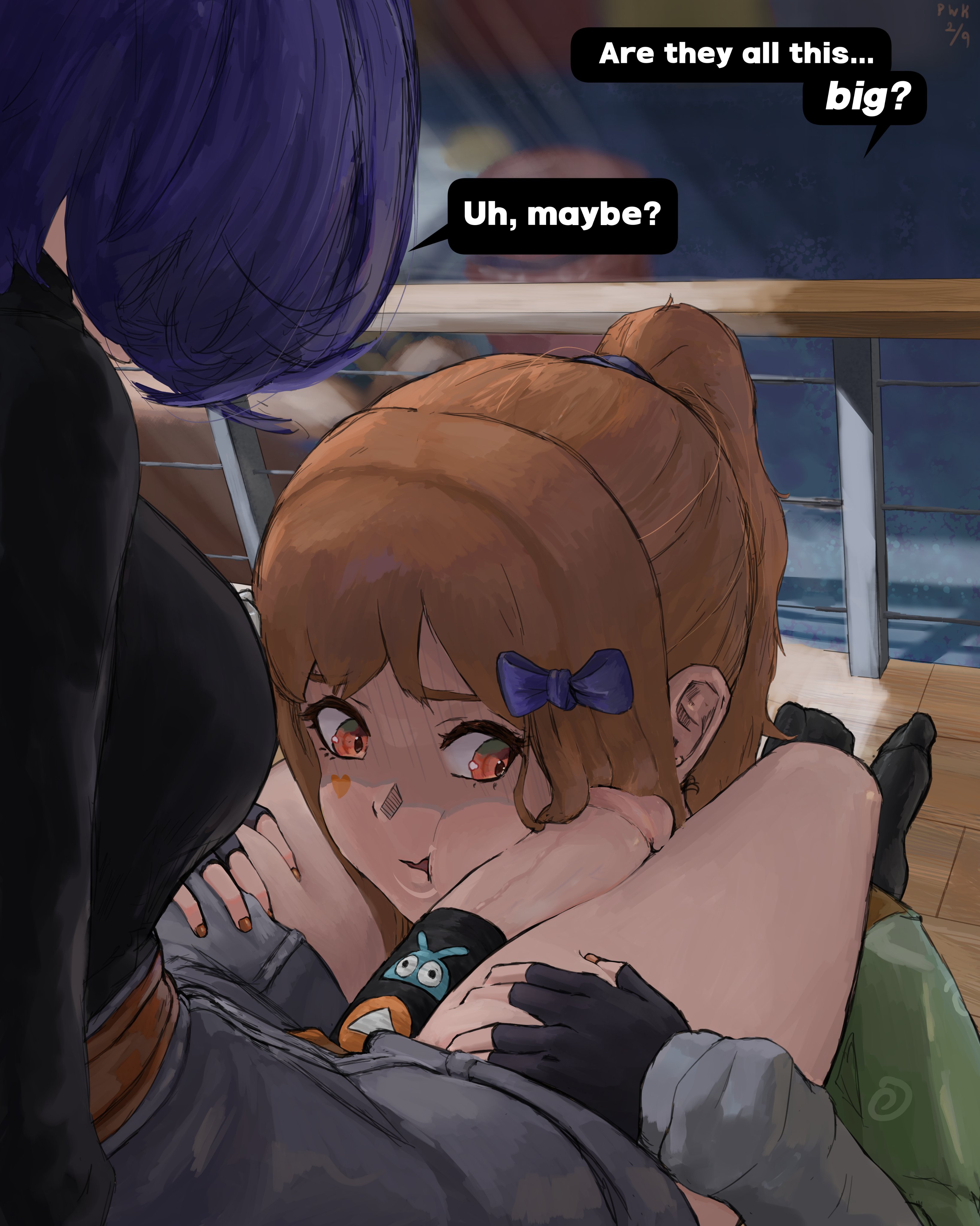 1futa, 1futa1girl, 1girl1futa, 1girls, absurd res, absurd resolution, absurdres, belle (zenless zone zero), futa on female, futa with female, futanari, heddy (zenless zone zero), penis, pipewrenchkilla, tagme, zenless zone zero
