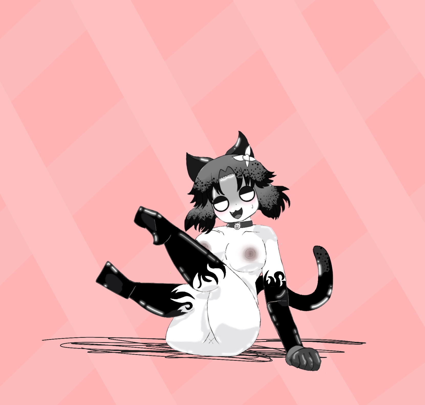 Crazed Moneko posing for her adoring fans