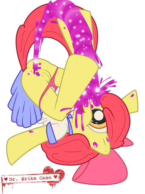 apple_bloom_(mlp) dr-cane friendship_is_magic my_little_pony smooth_skin tubgirl