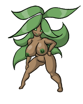 1girls anthro anthro_only anthrofied bare_shoulders barefoot big_breasts breasts brown_skin cleavage female female_only full_body green_eyes green_nipples hips huge_breasts humanoid large_breasts leaf_hair lordstevie mandrake nipples plant pussy simple_background solo solo_female thick thick_thighs thighs wide_hips