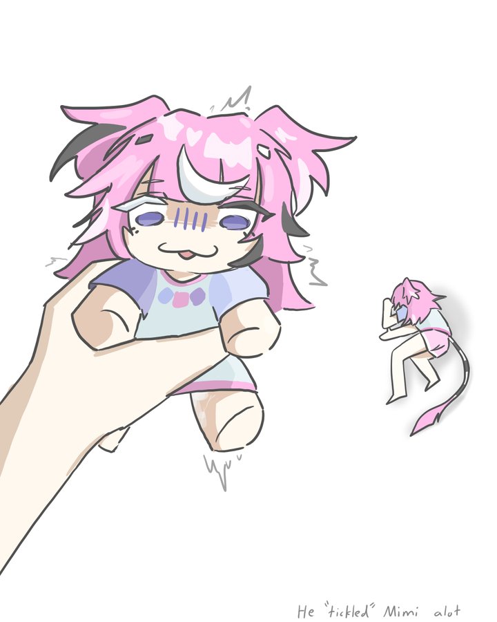 1girls, camila (vtuber), cum, cum in plushie, cum inside, eggtheripist, female, meme, offscreen character, on floor, pink hair, plushie, plushophilia, shorts, solo, sparkle doll meme, tail, vedal987, virtual youtuber, yamcha death pose
