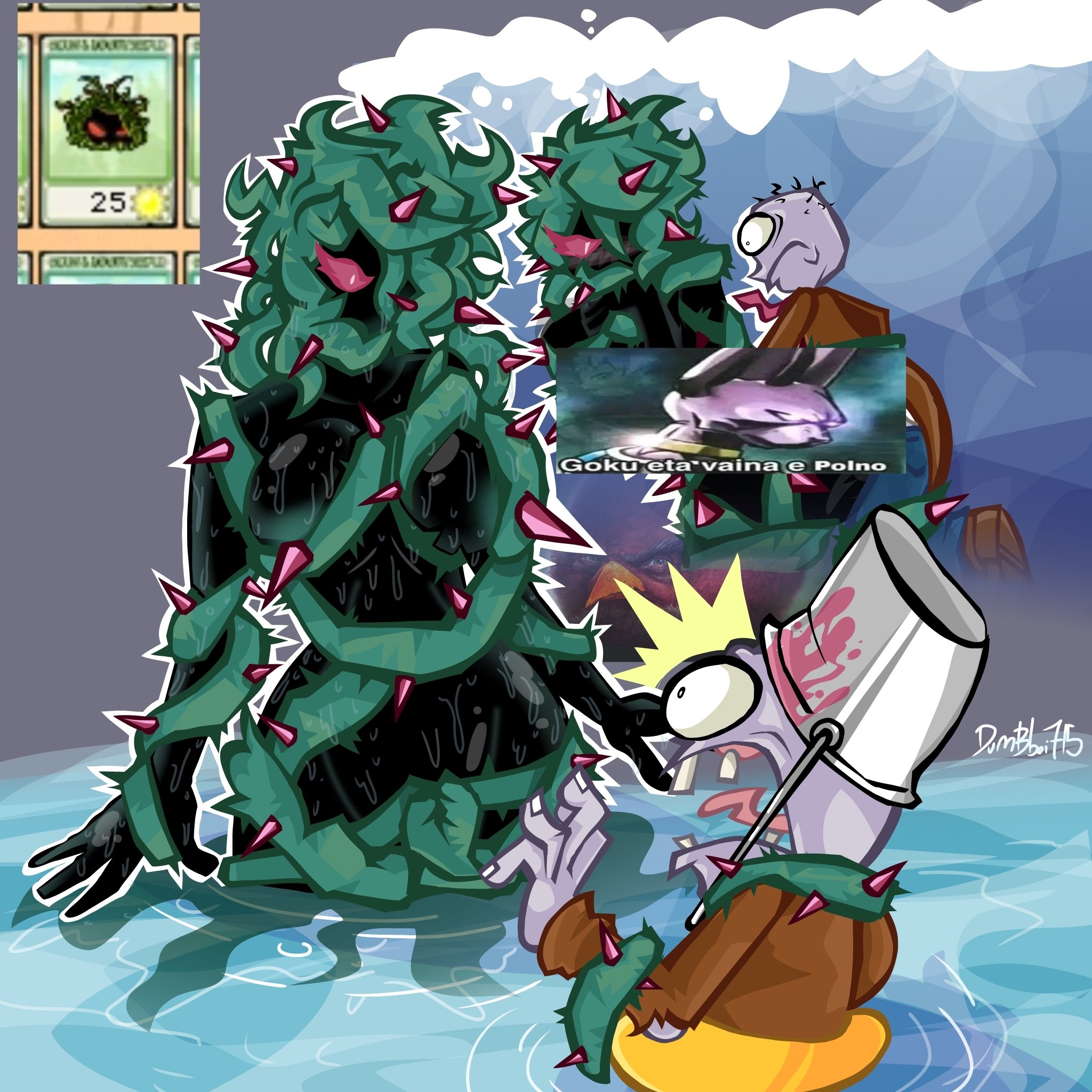 1girls, anthro, anthrofied, ass, breasts, dumbboi715, female, flora fauna, plant, plant girl, plant humanoid, plantie, plants vs zombies, plants vs. zombies, popcap games, pussy, tangle kelp (pvz), zombie (plants vs zombies), zombie (pvz)