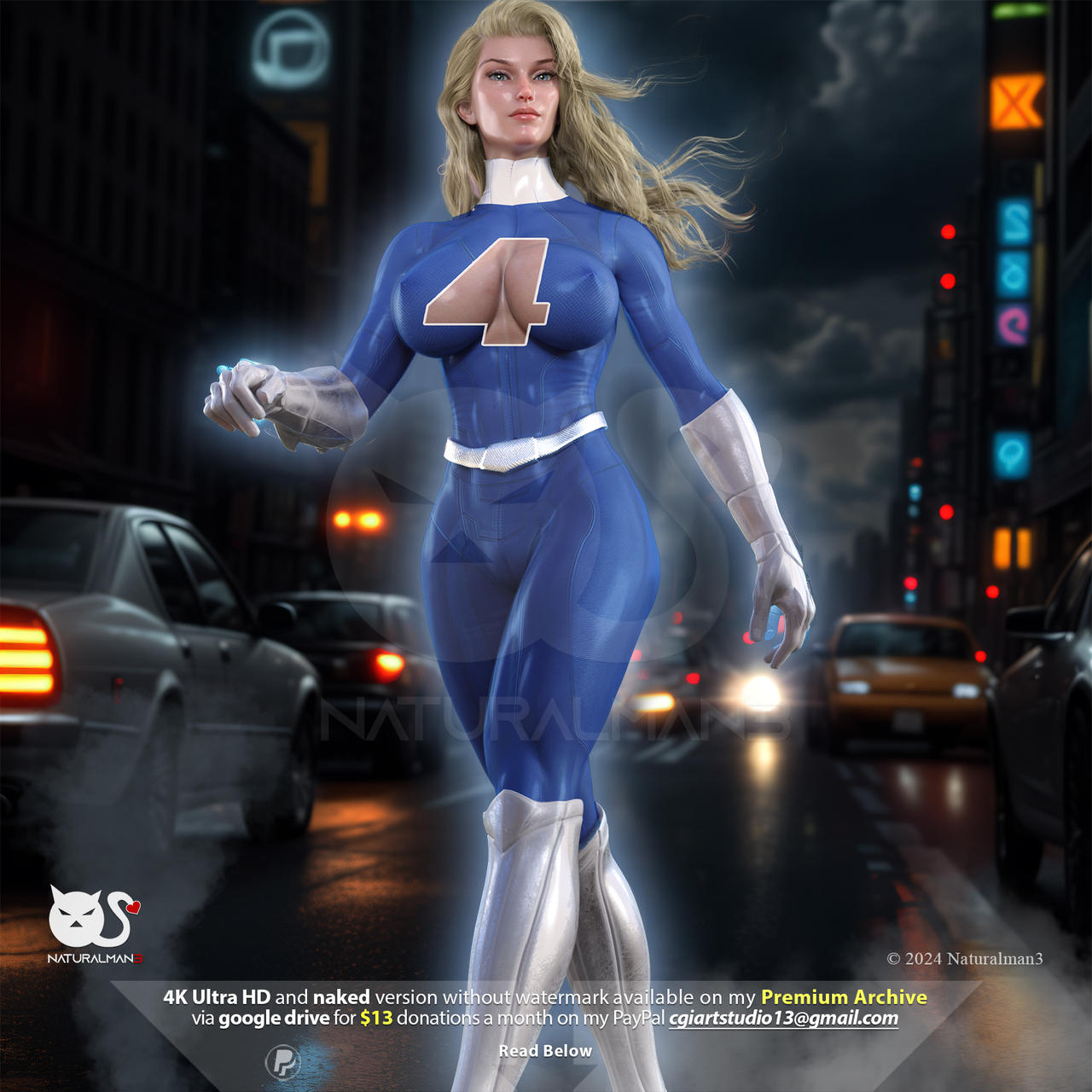 1girls 3d ass big_ass big_breasts bodysuit boob_window bottom_heavy breasts bust busty chest curvaceous curvy curvy_figure fantastic_four female female_focus female_only hero heroine hips hourglass_figure huge_ass huge_breasts human human_only invisible_woman large_ass large_breasts legs light-skinned_female light_skin marvel marvel_comics mature mature_female naturalman3 sue_richards sue_storm superhero superheroine thick thick_hips thick_legs thick_thighs thighs top_heavy voluptuous waist wide_hips