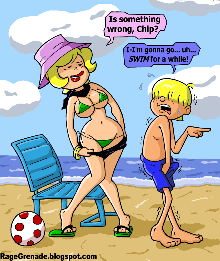 bikini chip_flagston hi_and_lois incest lois_flagston mother_and_son rage_grenade