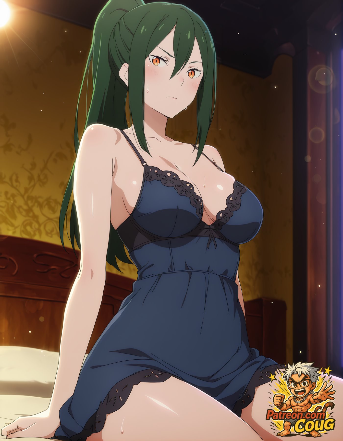 ai assisted, ai generated, coug, crusch karsten, female, female only, re:zero kara hajimeru isekai seikatsu, stable diffusion