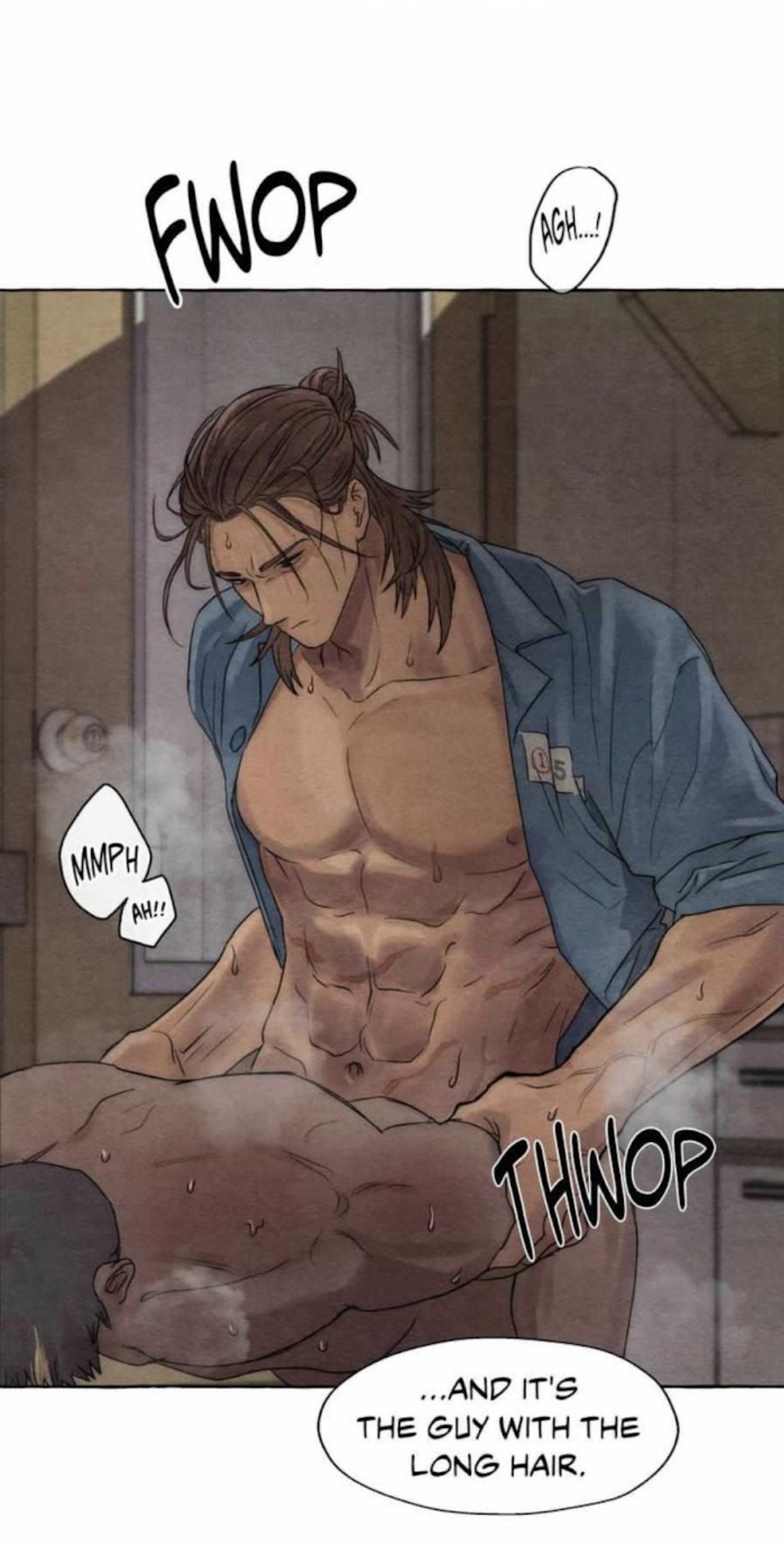 2boys, anal, colored, comic, dark skin, dominant, forced, forced yaoi, gay, igingogi, male, male only, masculine, rape