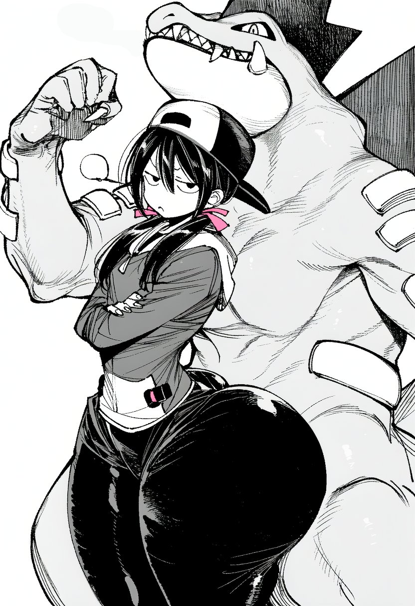 feraligatr, huge ass, oc, shortstack, shuya (artist), tagme, thick thighs, wide hips