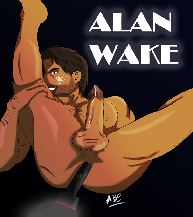 1boy alan_wake alan_wake_(character) bara dbd dead_by_daylight gay male male_only muscles remedy_entertainment remedy_shared_universe yaoi