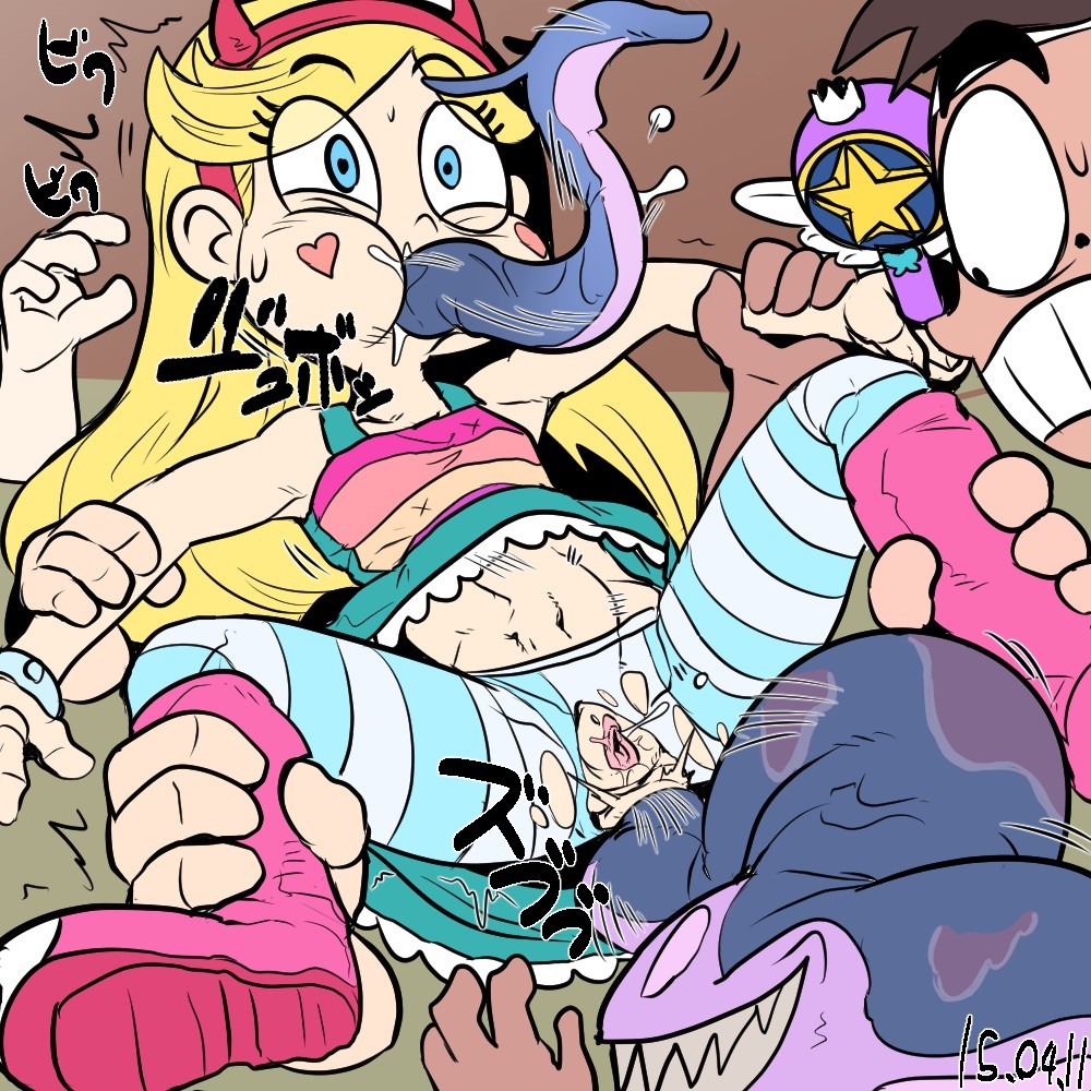 1boy, all the way through, anal, bad anatomy, blonde hair, blue eyes, clothed sex, clothing, disney, disney channel, disney xd, female, latino, latino male white female, long hair, male, marco diaz, oral, penetration, pussy, restrained, royal magic wand, star butterfly, star vs the forces of evil, stomach bulge, tentacle, torn clothes, white female